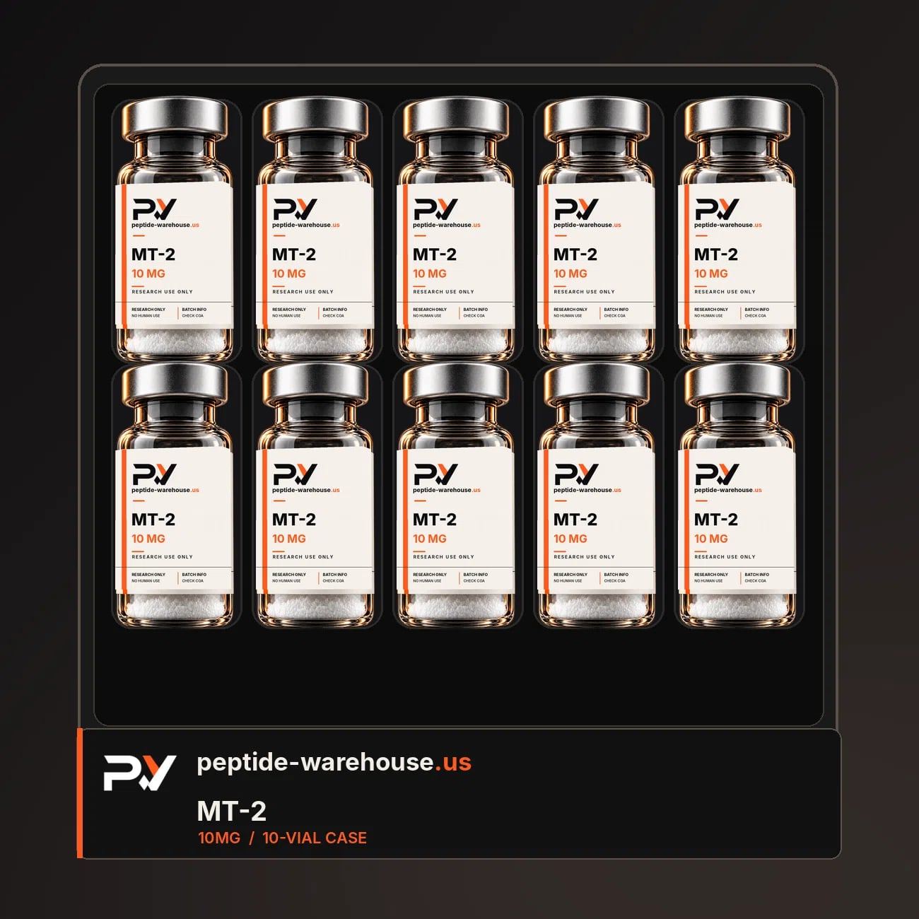 Melanotan II 10 mg 10-pack box