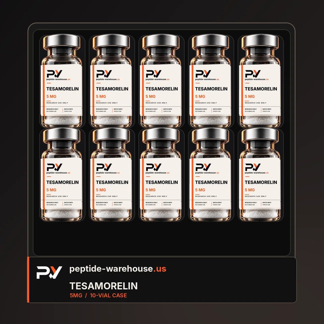 Tesamorelin 5 mg 10-pack box